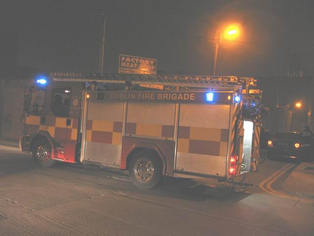 Irské hasičské auto