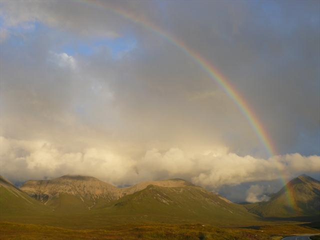 Duha nad horami