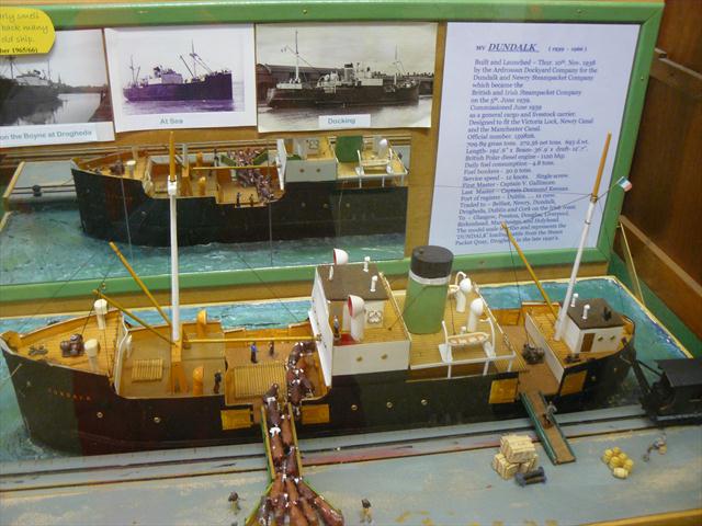 Maketa lodě v muzeu