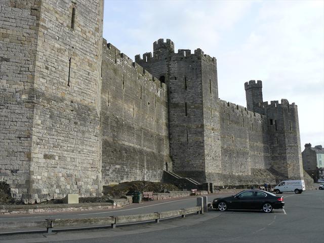 Věže hradu Caernarfon