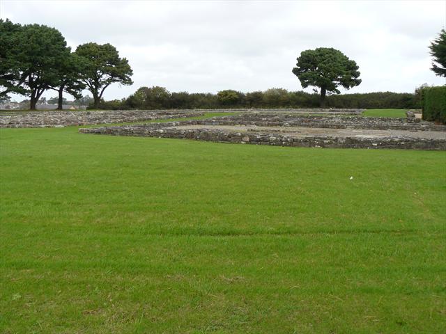 Zbytky pevnosti Segontium Roman Fort